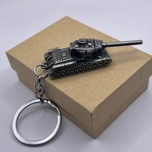 NEW Miniature Military Army Tank Cute Mens or Womens Gift Keychain